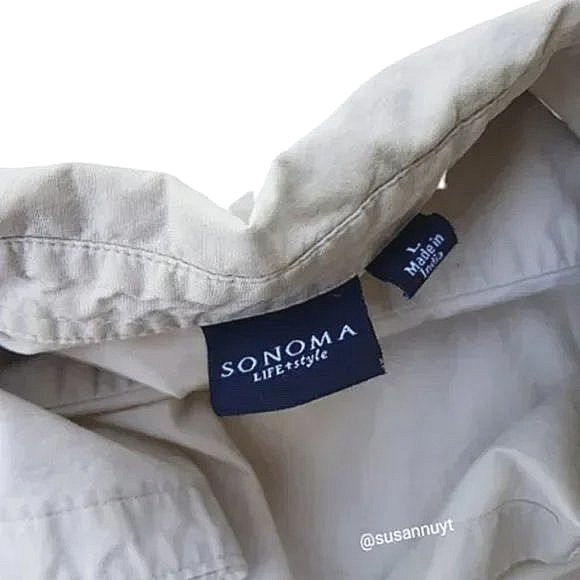 Sleeveless Khaki Shirt Vest ♥️ - Picture 4 of 6